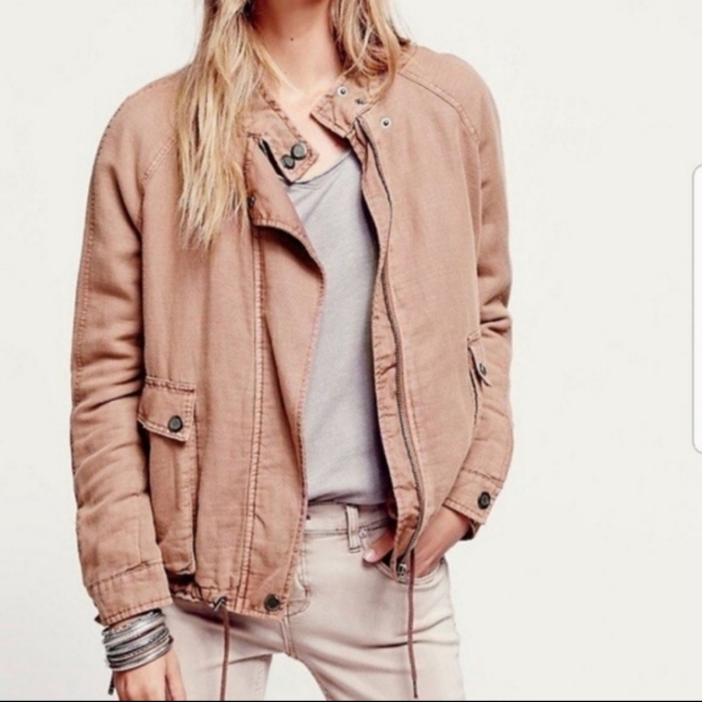 Free People Bomber Jac…